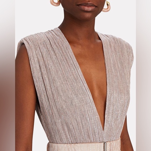 SABINA MUSAYEV
Skyler Plissé Lurex Gown - Picture 4 of 4